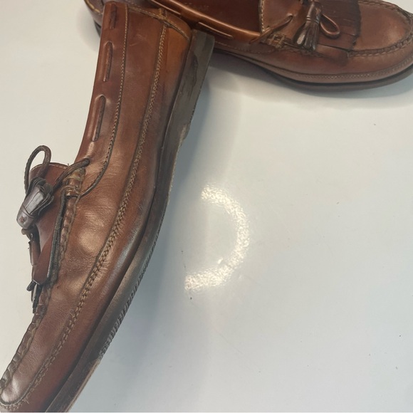 Cole Haan Men’s 12M Brown Leather Tassel Loafers PRELOVED - Picture 9 of 12